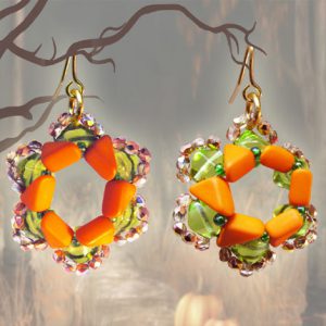 Halloween Pumpkin Spice Earrings