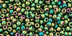 Toho Seed Beads - Higher Metallic Iris Olivine