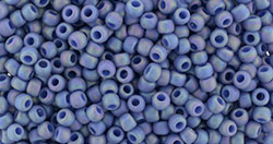 Toho Seed Beads - Semi-glazed Rainbow Soft Blue