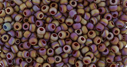 Toho Seed Beads - Semi-glazed Rainbow Dark Red