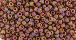 Toho Seed Beads - Semi-glazed Rainbow Burnt Orange