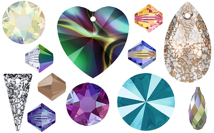 A Guide to the Colours and Effects of Swarovski Beads and Stones