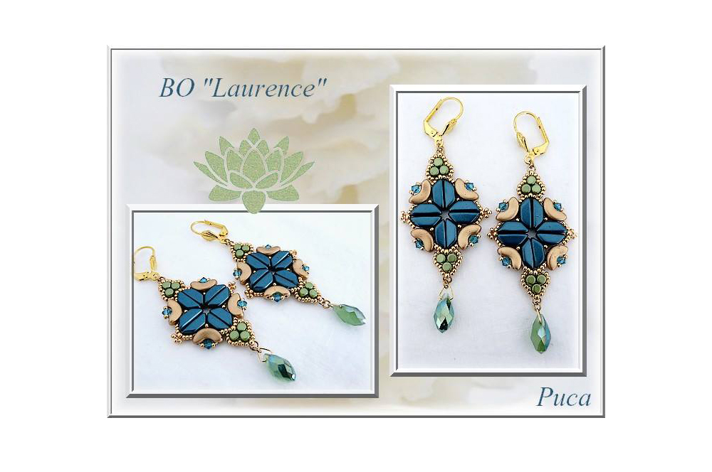 Laurence Earrings with Tinos par Puca