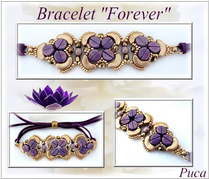 Forever Bracelet with Kos par Puca beads