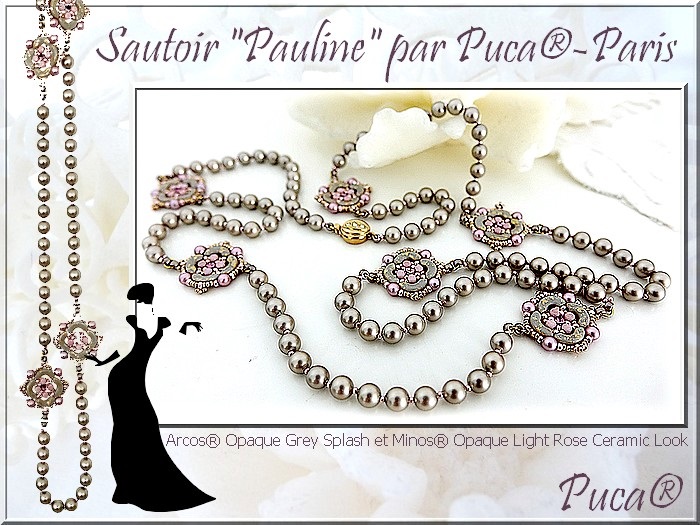 Pauline Necklace from the Charleston Collection by Annick Puca