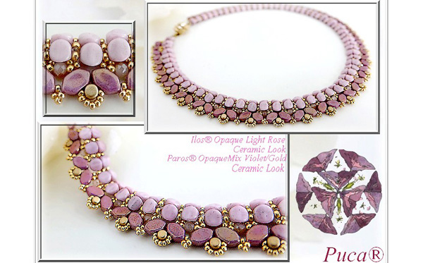 Inaya Necklace with Paros par Puca beads