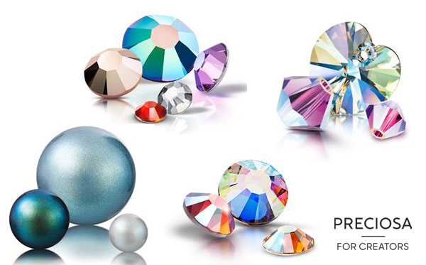 Preciosa Crystal Beads, Pearls and Stones