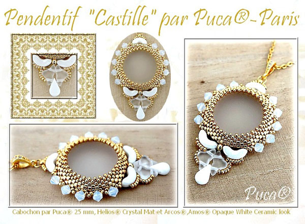 Pendant with Cabochons par Puca