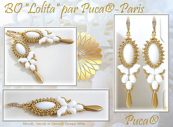 Earrings with Cabochons par Puca