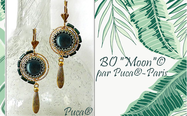 Earrings with Cabochons par Puca