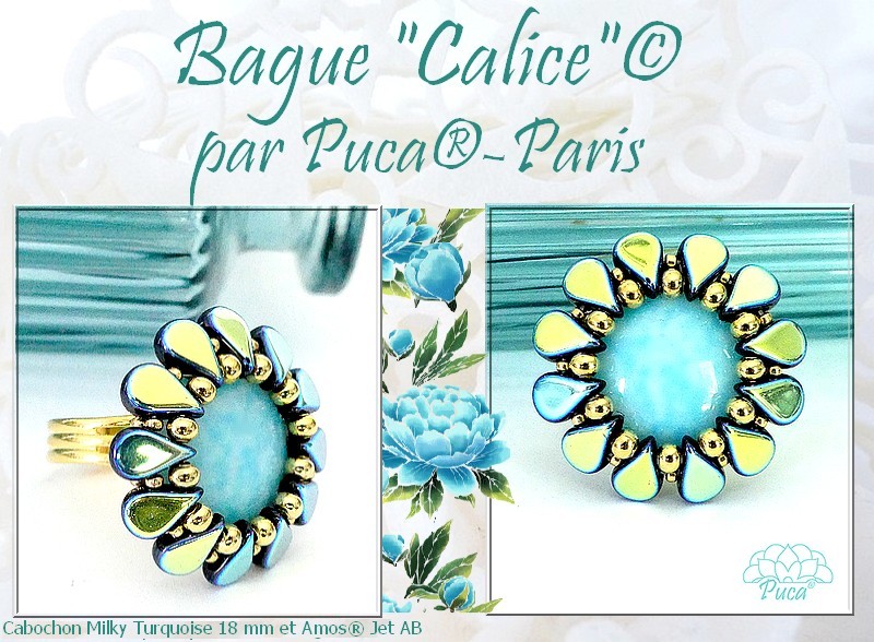 Frost and Milky Cabochons par Puca