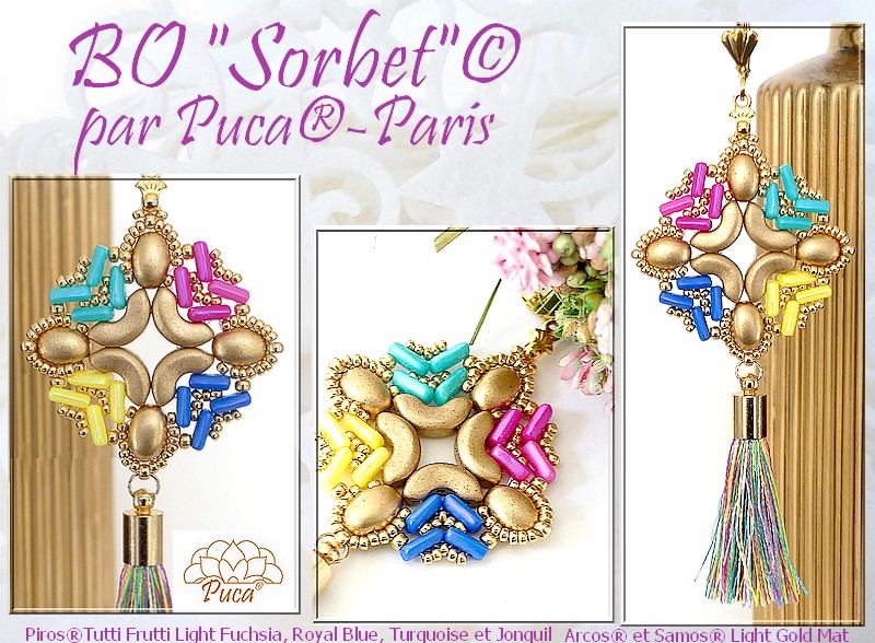 New Piros par Puca Beads